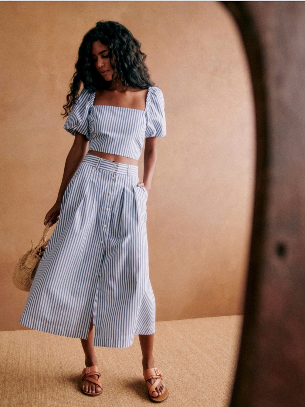 Sezane Clarine Skirt Anori - Size 8